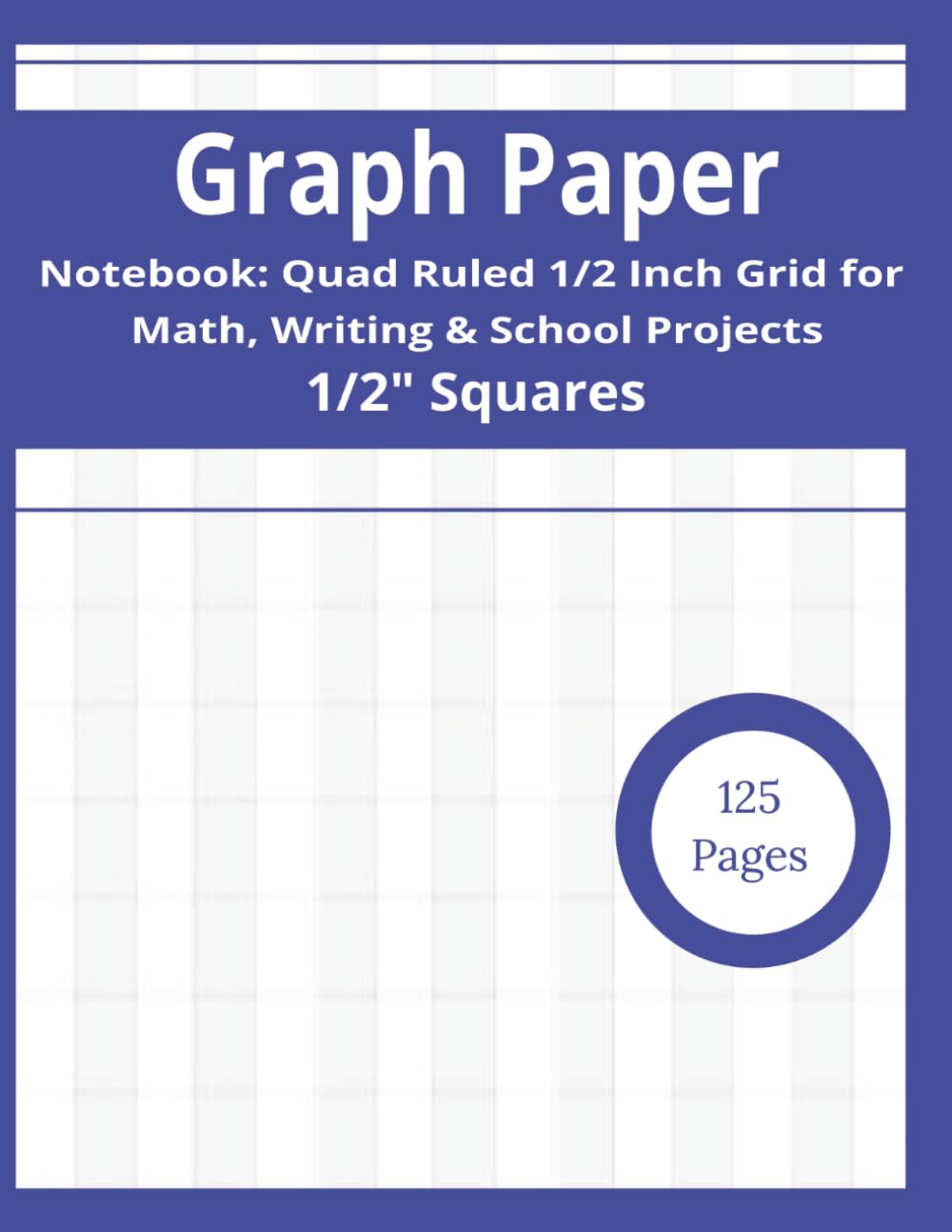 ler totalmente Graph Paper Notebook: Quad Ruled 1/2 Inch Grid for Math, Writing & School Projects: Large Square Grid Paper for Students – Ideal for Math Practice, Design Sketching, Graphing & Classroom Work