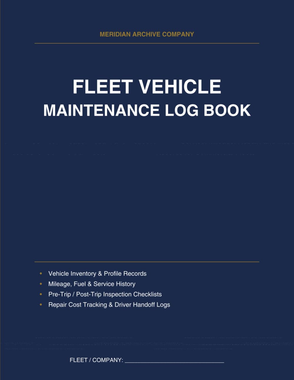Fleet Vehicle Maintenance Log Book: Service, Mileage, Repair, and Inspection Records for Commercial Fleets. Includes Pre-Trip/Post-Trip Checklists,... Accident Reports, and Driver Handoff Logs. baixar livro de graça