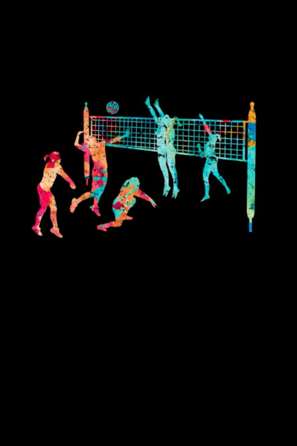 Volleyball: Cooles Notizbuch für Volleyball und Beachball Fans - DIN A5 - 120 Seiten Gepunktete Linien (German Edition) baixar o livro de graça