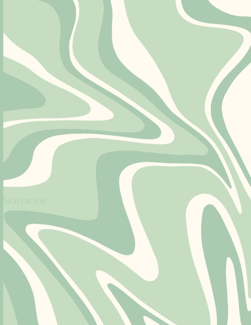 capítulo por capítulo baixar Aesthetic Notebook: Retro Swirl, Cute Notebook for School, College Ruled, Blank Lined Notebook Journal, Retro Aesthetic Cover, Pastel Green