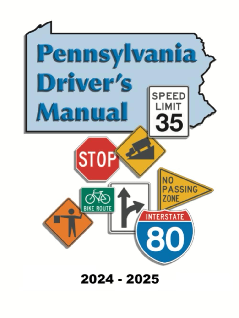 Pennsylvania Driver's Manual: (2024- 2025): Learners Permit Study Guide & Exam Workbook, 184 Questions & Answers - Full Size (8.5'' x 11") - DMV Handbook Learner’s Permit Study Guide baixar livro de graça