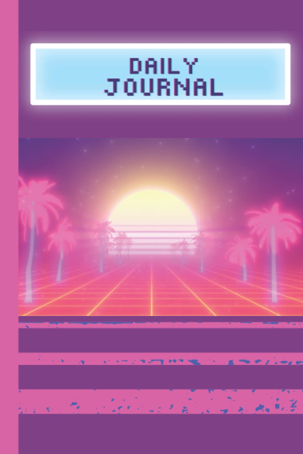 Daily Journal: Synthwave themed retro journal baixar o livro de graça