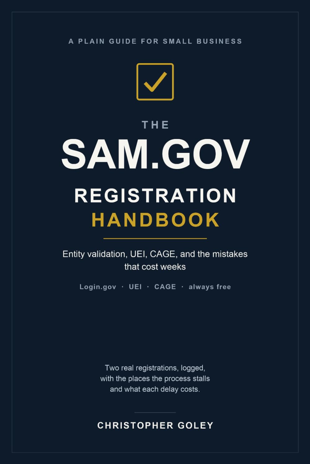 The SAM.gov Registration Handbook: Entity validation, UEI, CAGE, and the mistakes that cost weeks baixar o livro de graça