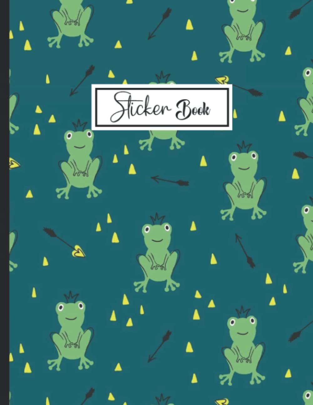 Sticker Book: Blank Sticker Collection Book for Girls with Frog. baixar livro de graça