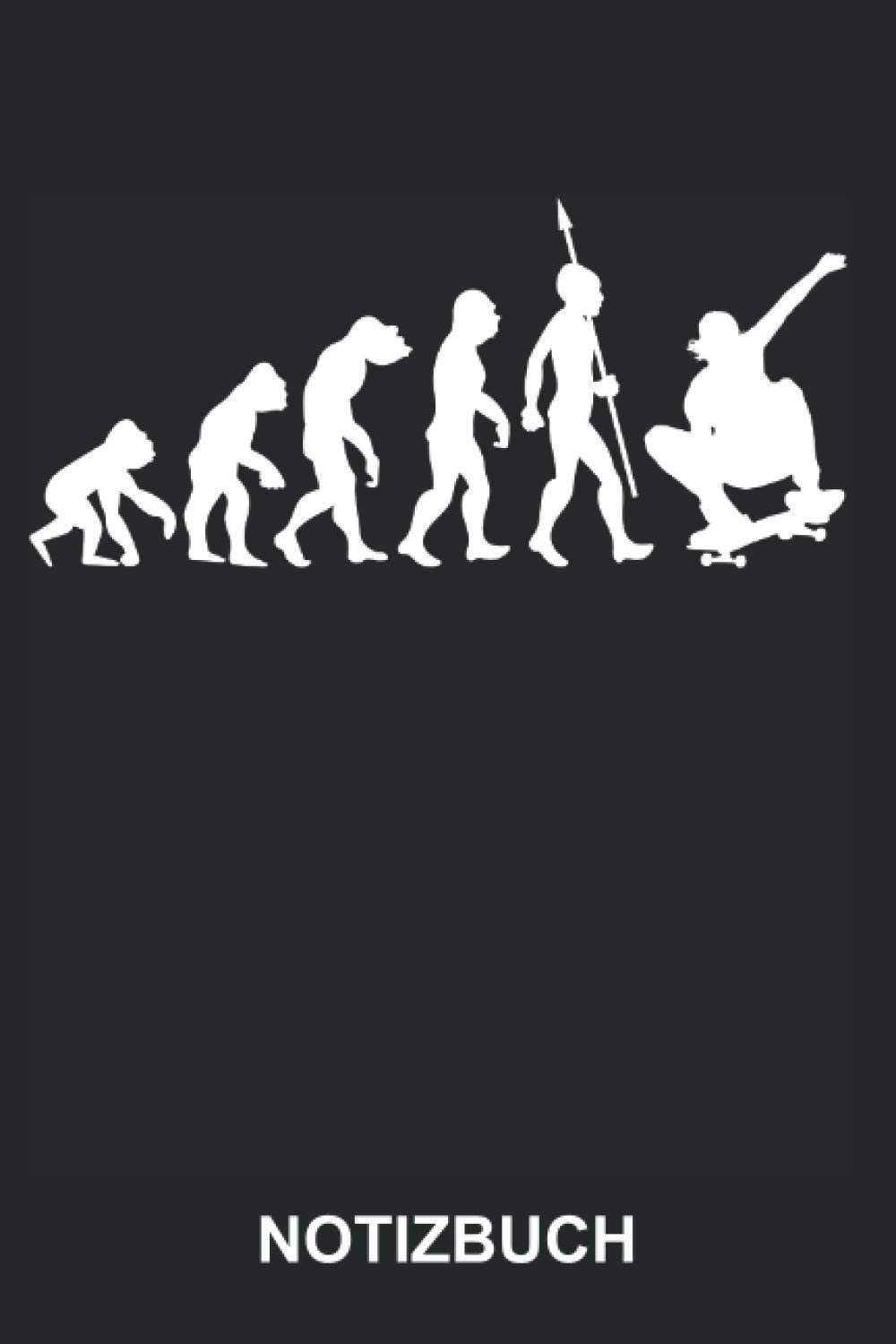 Notizbuch: Skateboarding Skateboarder Skateboard Skateboardfahren Skateboardfahrer Skater Skating Fun Sport Evolution | Lustiges Niedliches Tagebuch,... Seiten liniert | Softcover (German Edition) baixar o livro de graça