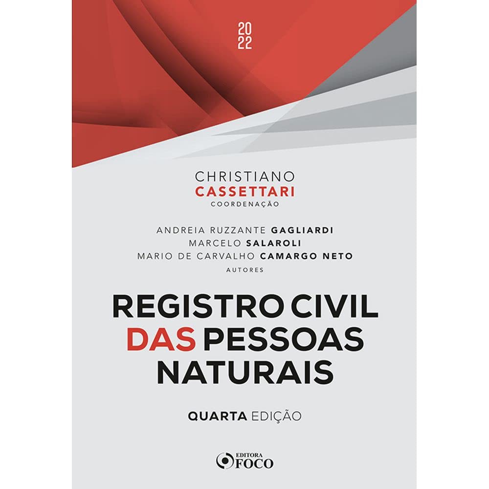 REGISTRO CIVIL DAS PESSOAS NATURAIS - 4ª ED - 2022 baixar livro de graça