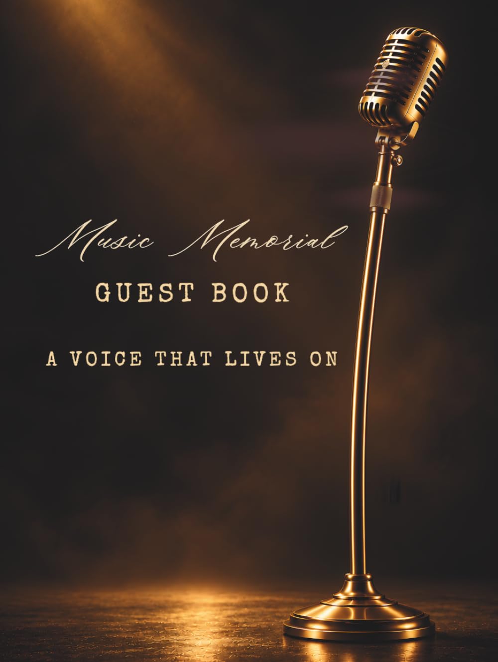ler totalmente MUSIC MEMORIAL GUEST BOOK: A Voice That Lives On: Memorial Guest Book for a Singer, Vocalist or Music Lover, Funeral Service and Celebration of Life