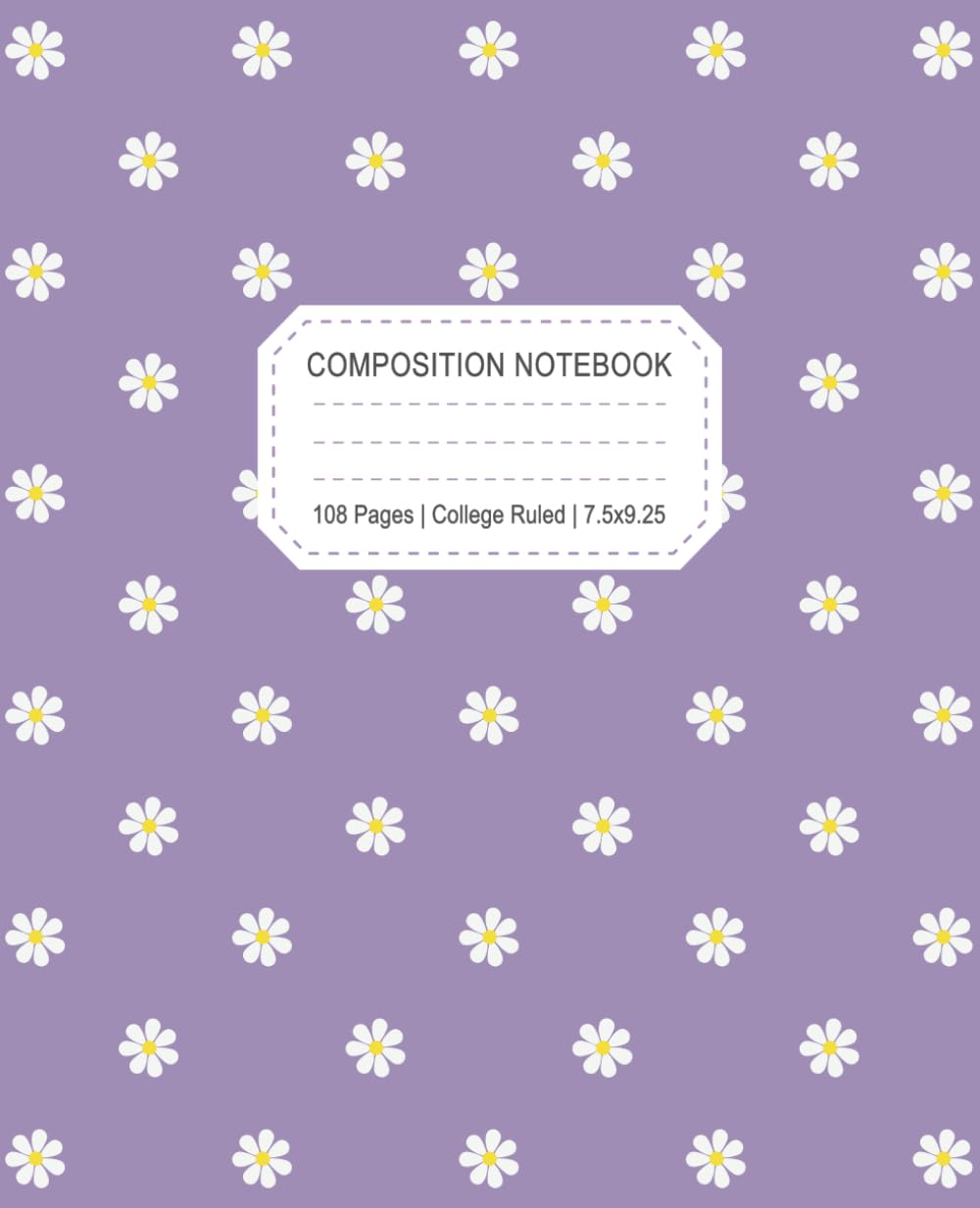 Composition Notebook College Ruled: Cute Violet Floral Aesthetic College Lined Journal for School and College Students and Working Professionals. baixar livro de graça