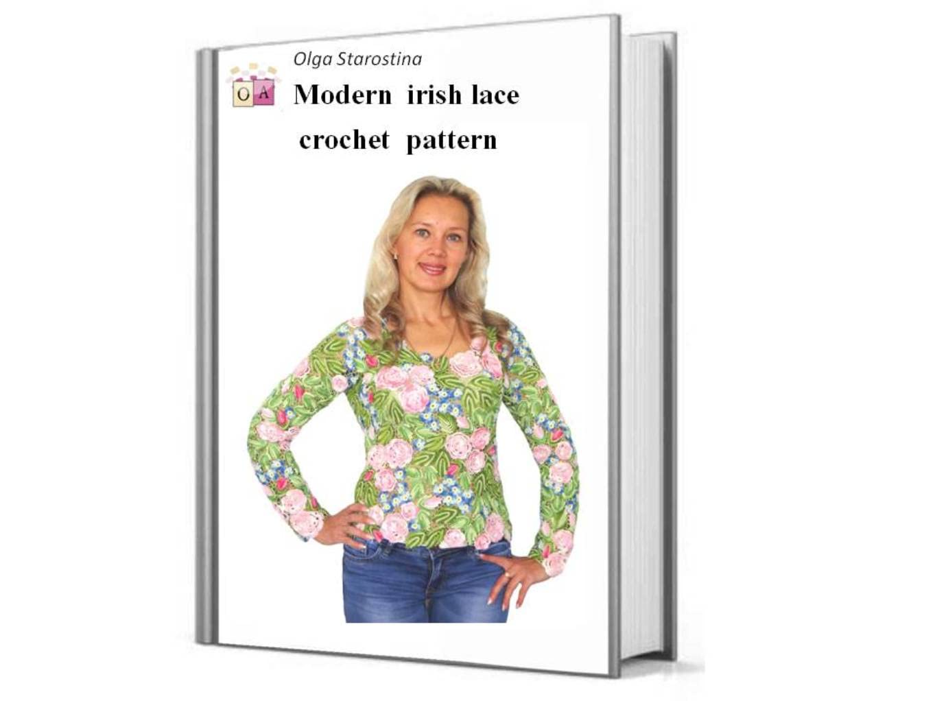 ler totalmente Modern Irish crochet lace blouse (Modern Irish Crochet Lace Pattern) (English Edition)