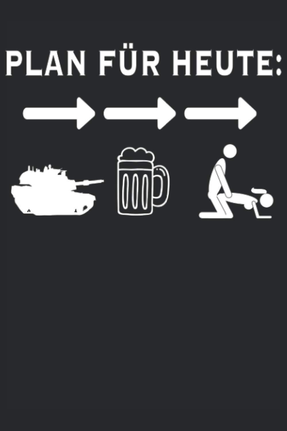 ler totalmente Panzer Militär Armee Soldat Gaming Panzerfahrer Notizbuch