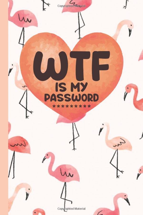 capítulo por capítulo baixar Wtf Is My Password: Small Password Book Organizer 6" X 9", Cute Flamingo Pocket Size Alphabetical Internet Password Book 108 Pages
