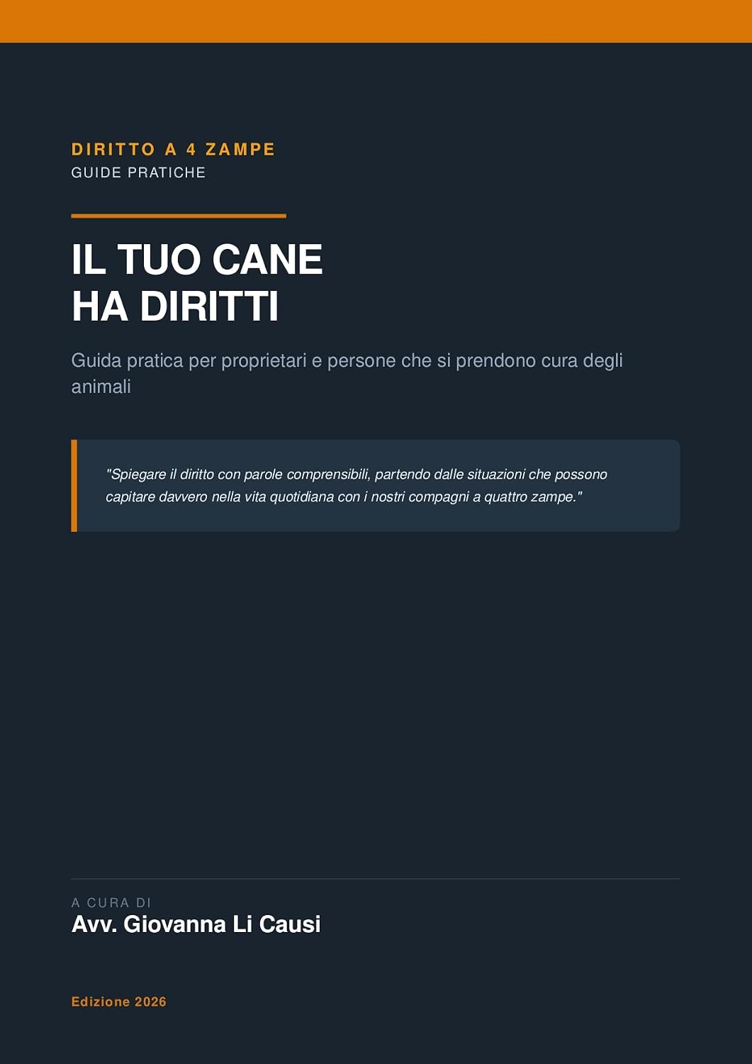 ler totalmente DI R I T T O A 4 Z A M P E: GUIDE PRATICHE (DIRITTO A 4 ZAMPE) (Italian Edition)
