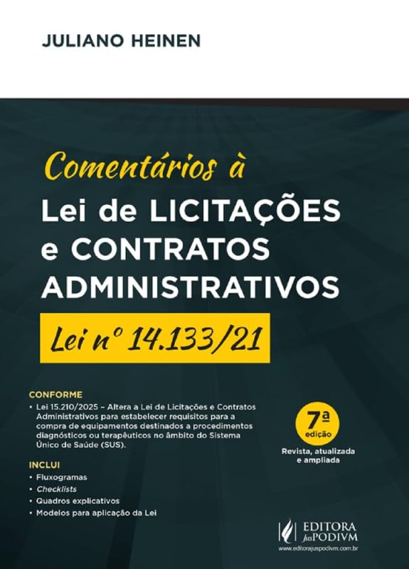 capítulo por capítulo baixar Comentários à Lei de Licitações e Contratos Administrativos - 7ª Edição (2026)