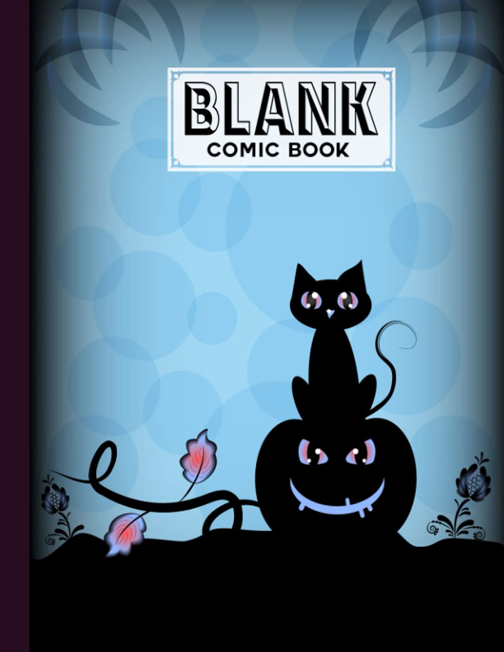 ler totalmente Blank Comic Book: Black Cats Cover, Draw Your Own Comics - 120 Pages of Fun and Unique Templates - A Large 8.5" x 11" Notebook by Ingolf Jakob