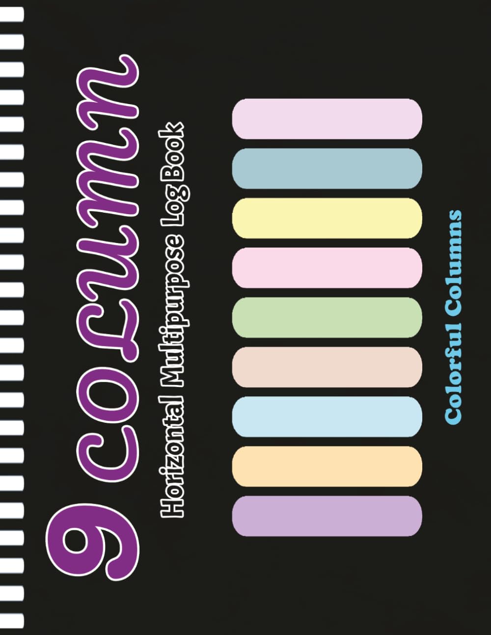 Colorful 9 Column Multipurpose Log Book: Customizable 9 Column Ledger Log for Bookkeeping, Business, or Personal Planning | Large Multipurpose... | 8.5x11 Inch Landscape Layout, 80 Pages baixar o livro de graça