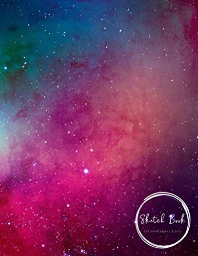 Sketch Book | 120 blank pages | 8.5x11: Watercolor Space Design | Sketching, Drawing and Creative Doodling (Sketchbook Space Design) baixar livro de graça