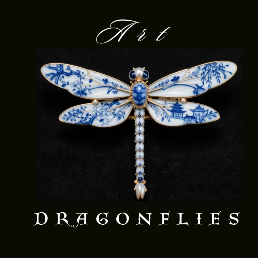 ler totalmente ART DRAGRONFLIES: STUNNING AI GENERATED JEWEL DRAGONFLIES
