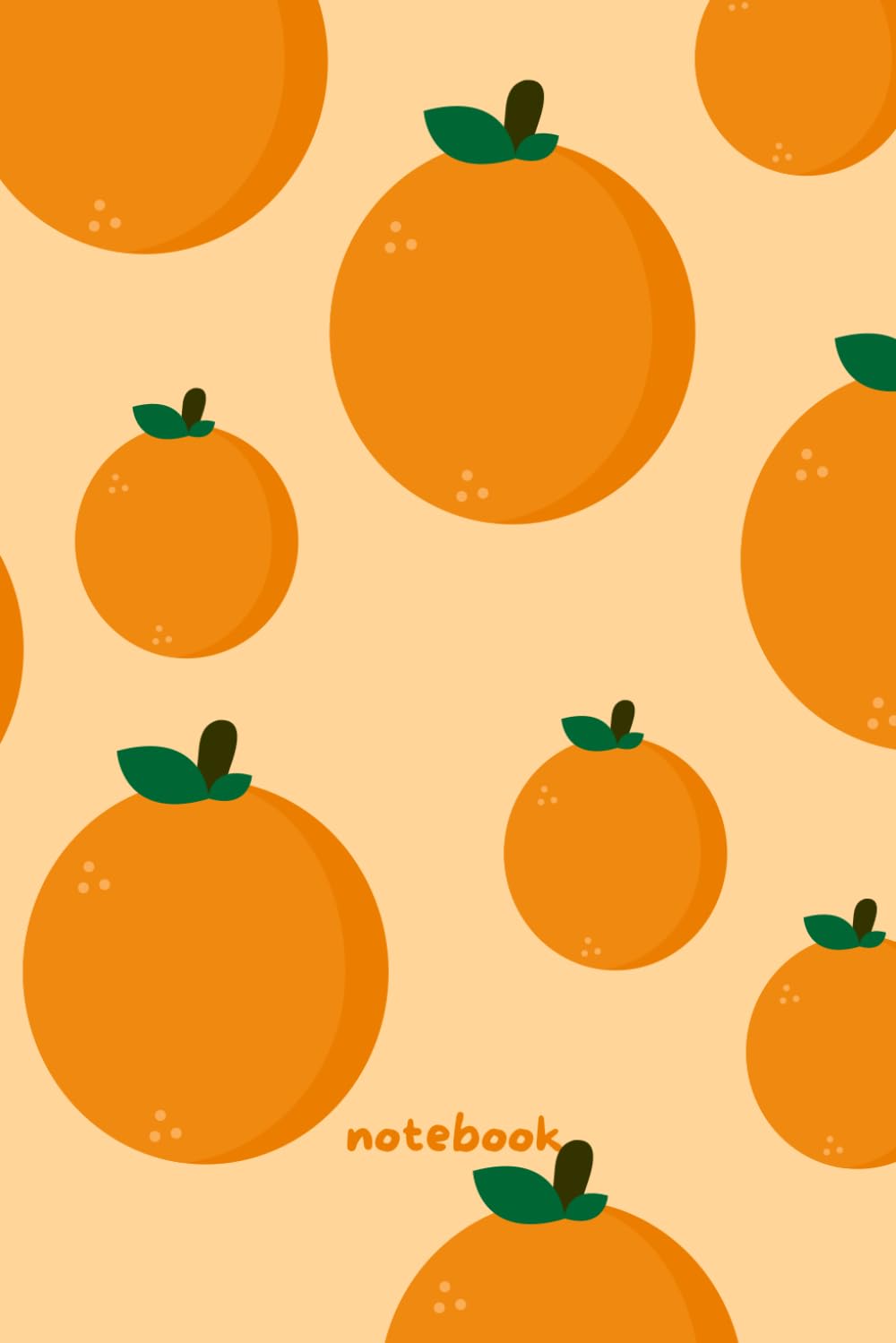 ler totalmente Cute Orange Notebook: Lined Pages for School, Journaling, Notes, Planning and Everyday Writing