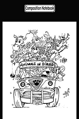 ler totalmente Composition Notebook: Animals on board Journal Notebook Blank Lined Ruled 6x9 100 Pages