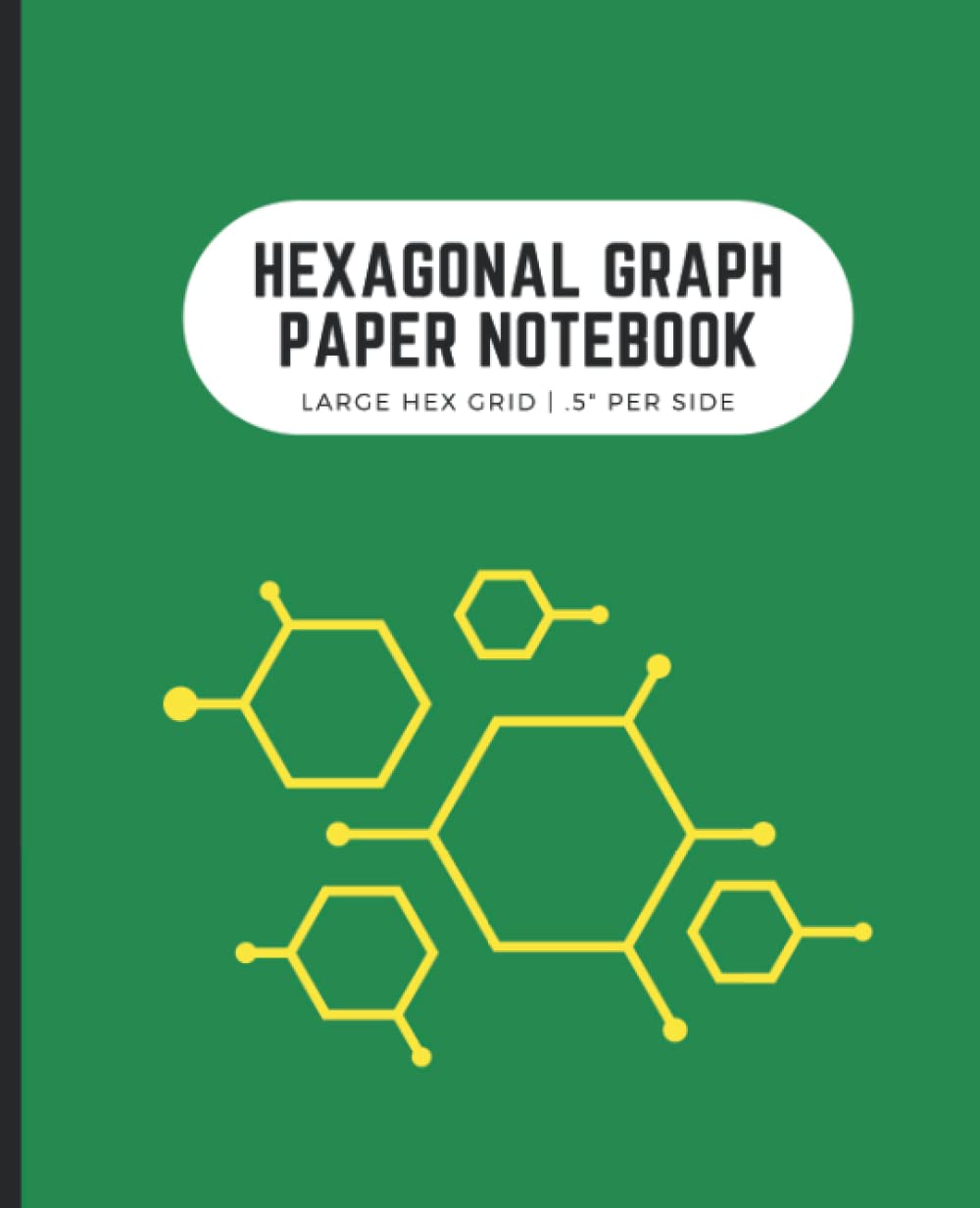 capítulo por capítulo baixar Hexagonal Graph Paper Notebook: Large Hex Grid.5 Per Side | Perfect for Gamers, Drawing Maps, Quilters | 7.5x9.25 in, 120 Pages, Green