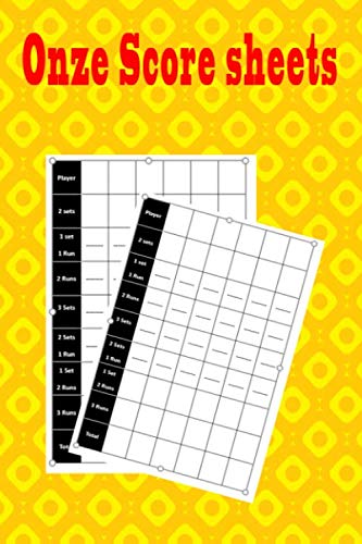 Onze Score Sheets: A score keeping book for the onze game, record journal pads for playing onze game baixar livro de graça