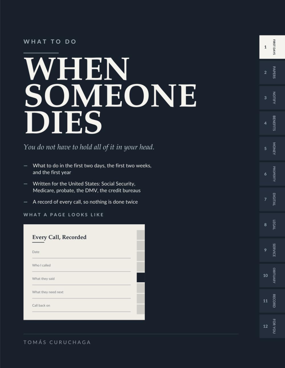 What To Do When Someone Dies: A Step by Step Workbook for the First Year: Every Call to Make, Every Office to Notify, and a Place to Record What You Have Already Done baixar o livro de graça