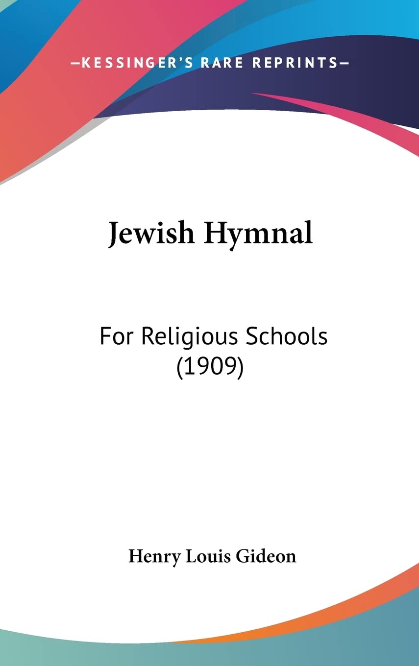 capítulo por capítulo baixar Jewish Hymnal: For Religious Schools (1909)