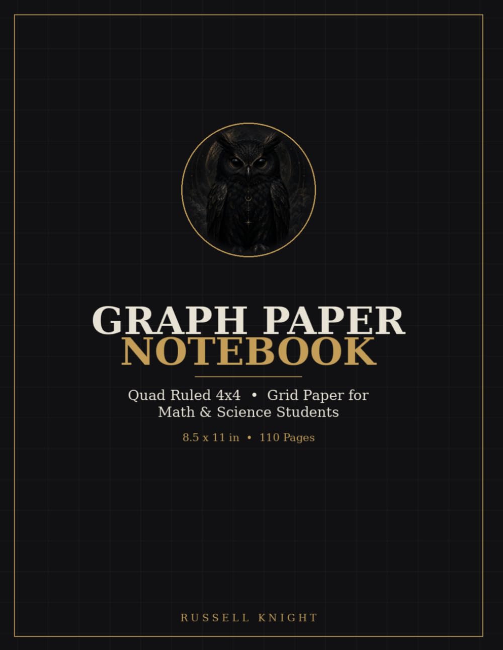 Graph Paper Notebook: Quad Ruled 4x4 Grid Paper for Math & Science Students | 8.5 x 11, 110 Pages baixar o livro de graça