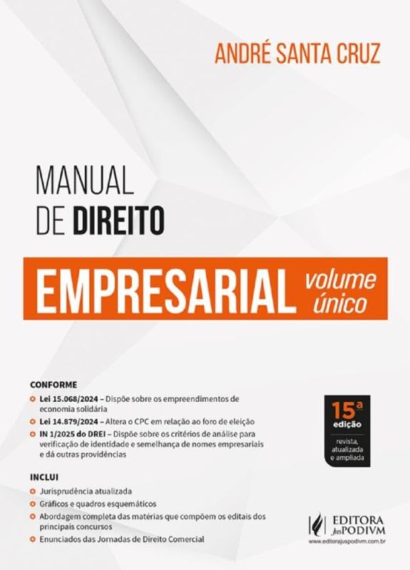 ler totalmente Manual de Direito Empresarial - Volume Único - 15ª Edição (2025)