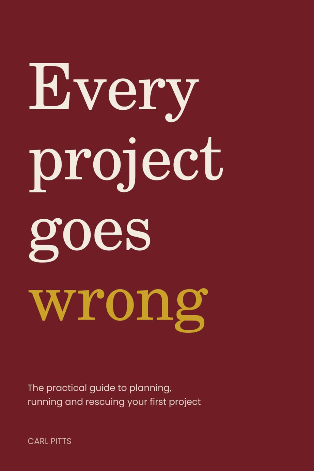 Every Project Goes Wrong: The practical guide to planning, running and rescuing your first project baixar livro de graça