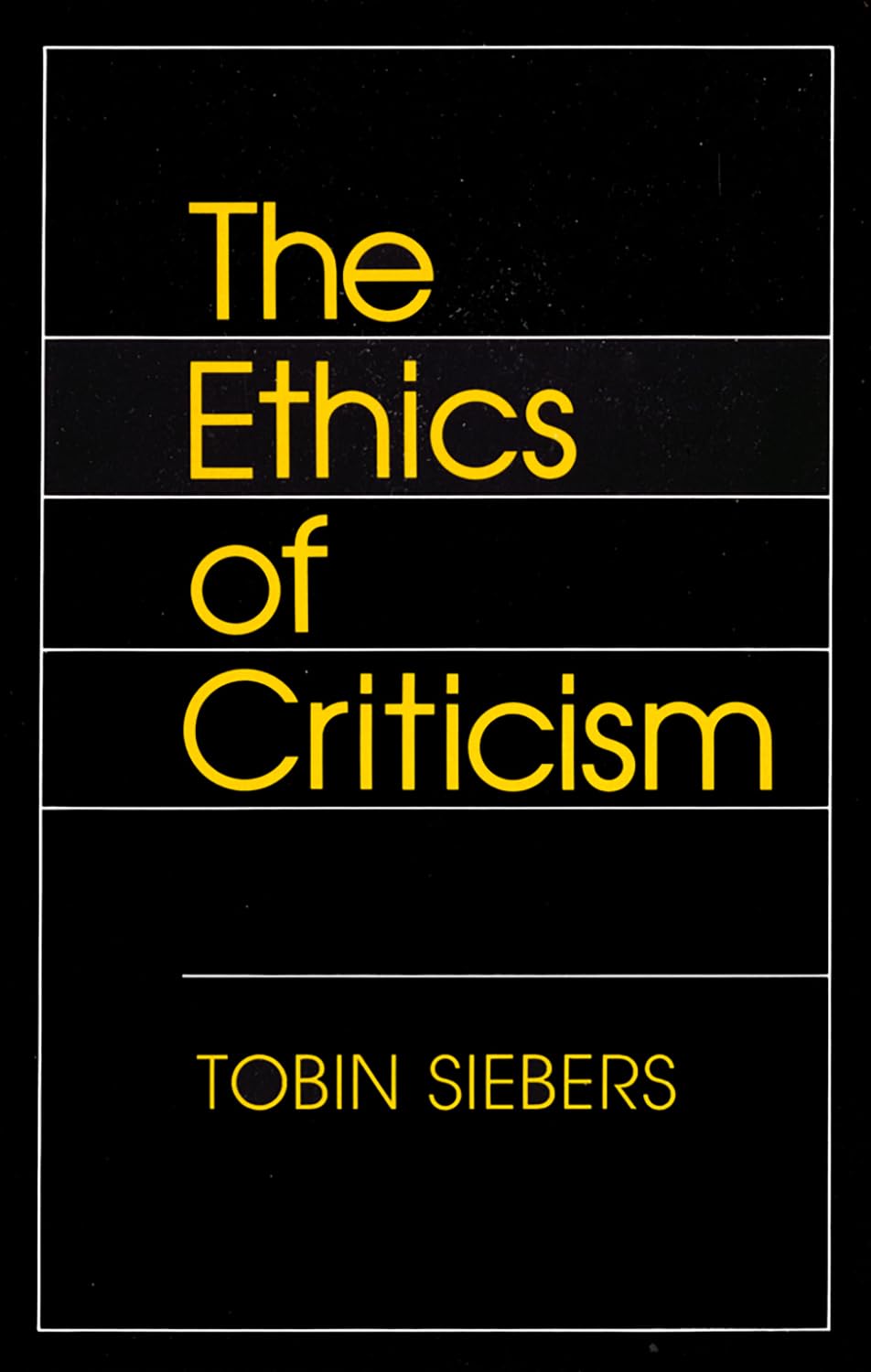 ler totalmente The Ethics of Criticism (English Edition)