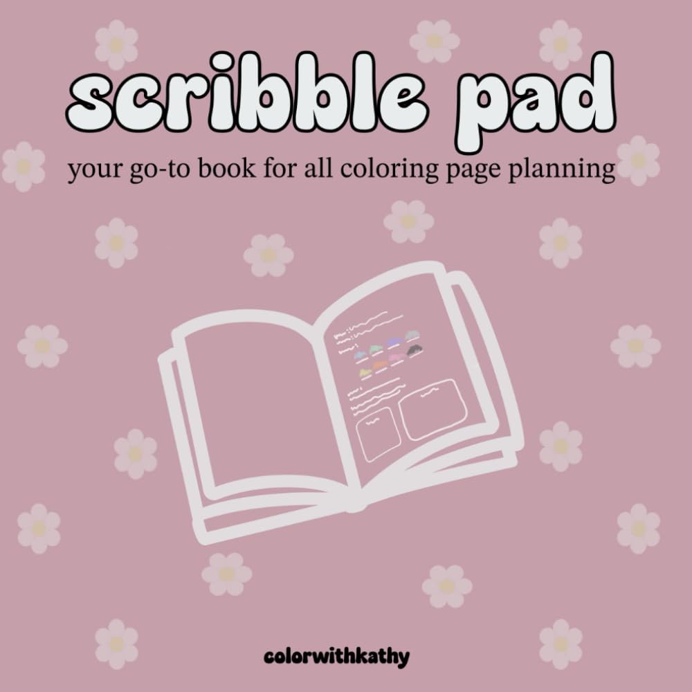 ler totalmente scribble pad: your go-to book for all coloring page planning