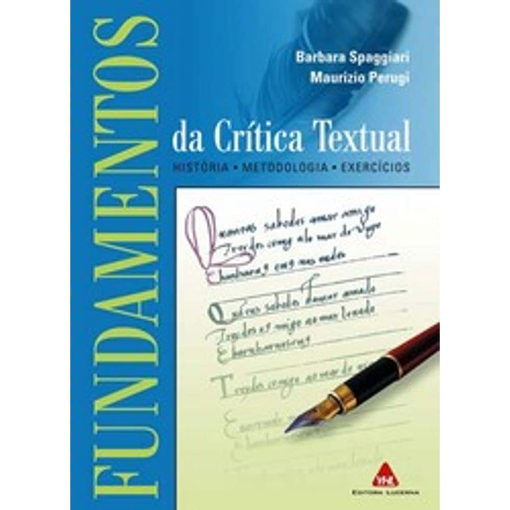 Fundamentos Da Critica Textual
