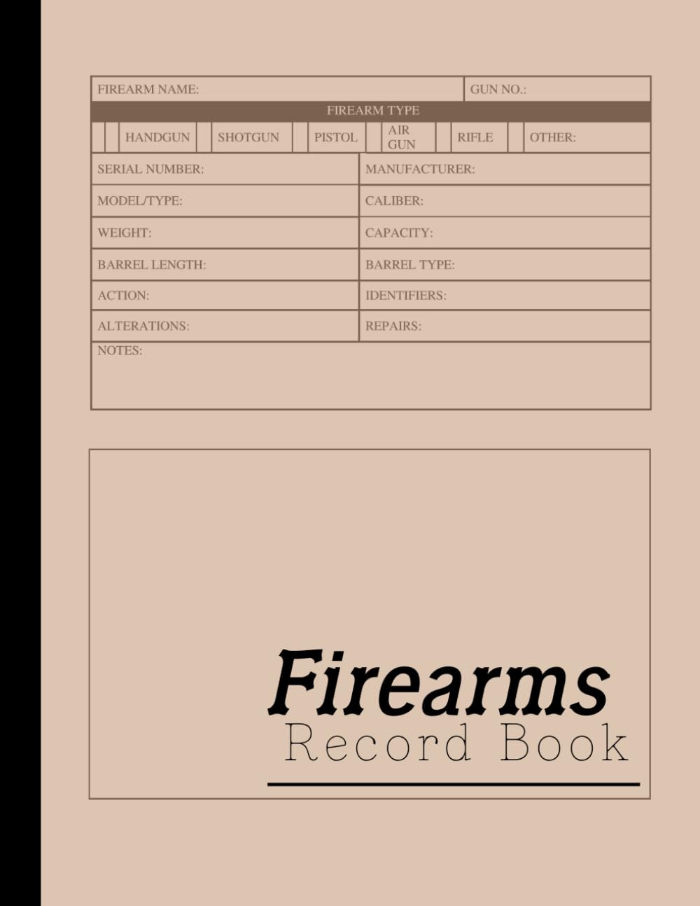 Firearms Record Book: Record Keeping Book for Tracking Gun Inventory baixar livro de graça