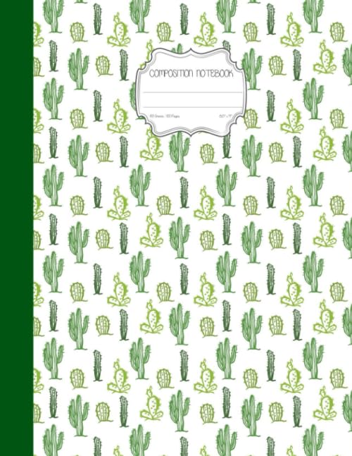 cactus seamless color Composition Notebook: Cactus Garden Journal Notebook 120 Page Composition Book Diary Planner Cactus Lover Gifts (8.5 x 11 inch) (Smile More Cacti Notebooks & Journals) baixar livro de graça