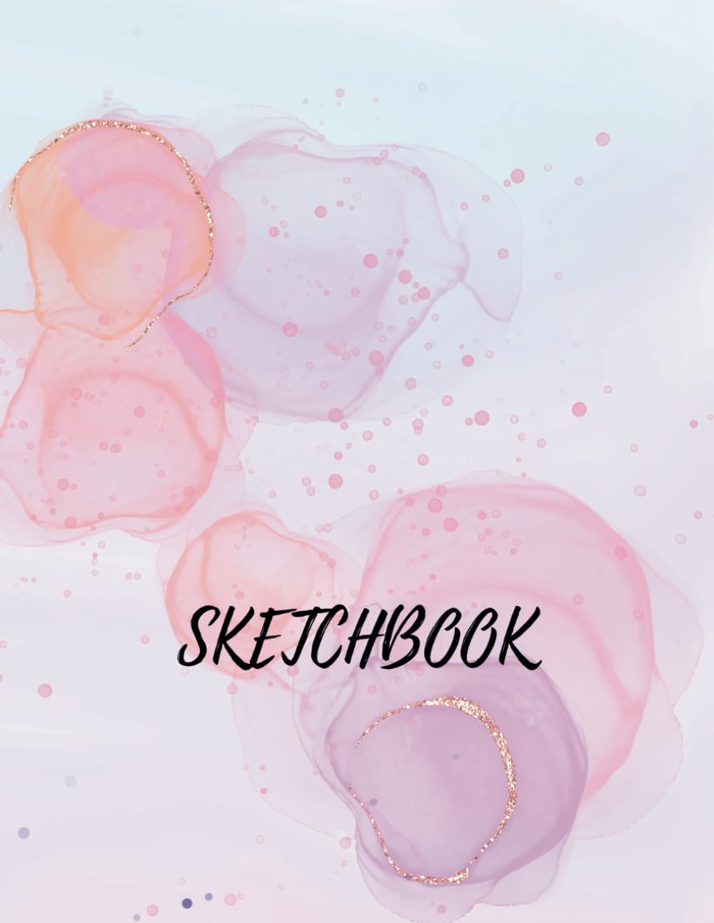 ler totalmente SKETCH BOOK: Notebook for adults and teen girls for Drawing, Doodling, or Sketch 110 Pages, 8.5 x 11 | Abstract Artist Design