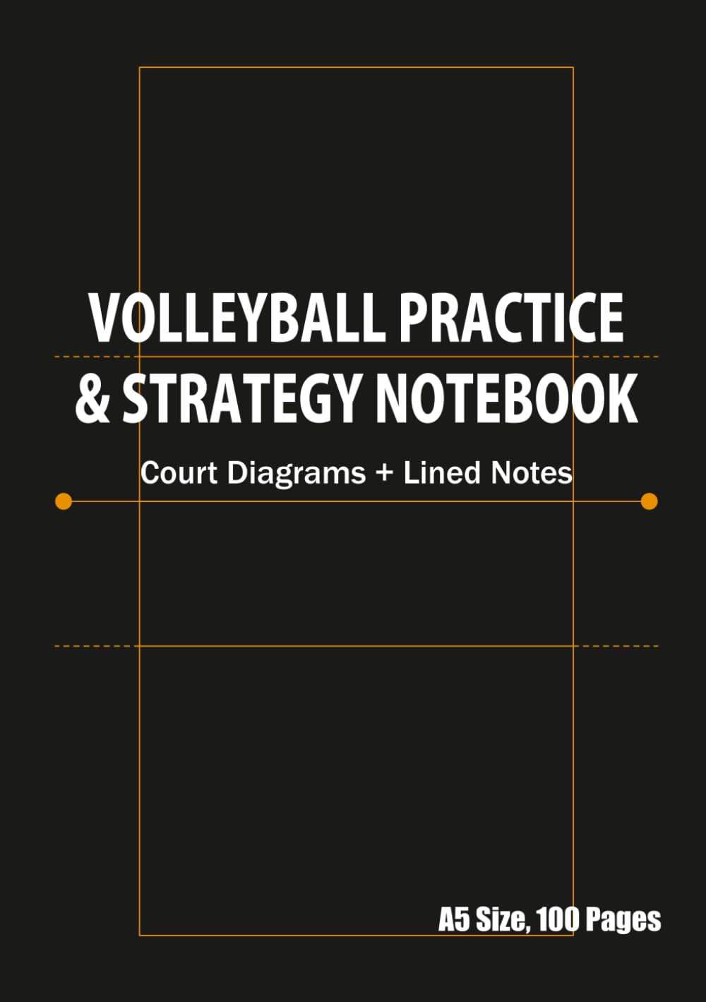 Volleyball Practice & Strategy Notebook Left Court & Right Lined: A5 100 Pages For Match Analysis, Rotations & Coaching baixar livro de graça