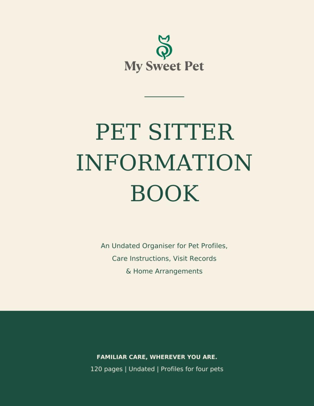 ler totalmente PET SITTER INFORMATION BOOK: An Undated Organiser for Pet Profiles, Care Instructions, Visit Records & Home Arrangements