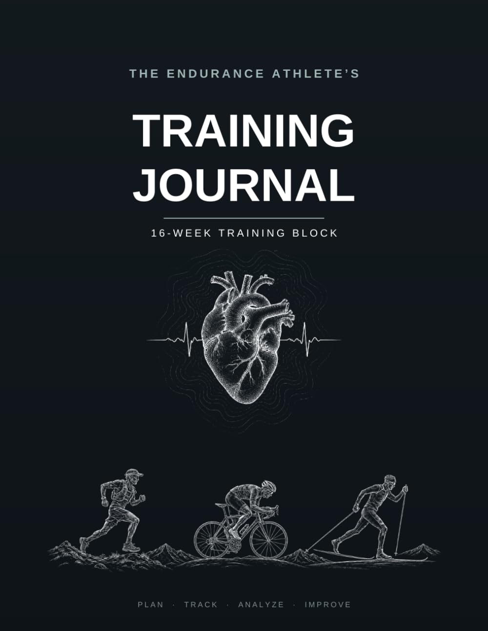The Endurance Athlete's Training Journal: 16-Week Undated Training Log for Runners, Cyclists & Triathletes — Track 2 Daily Sessions, Heart Rate Zones, HRV & Recovery, with Coaching Insights baixar livro de graça