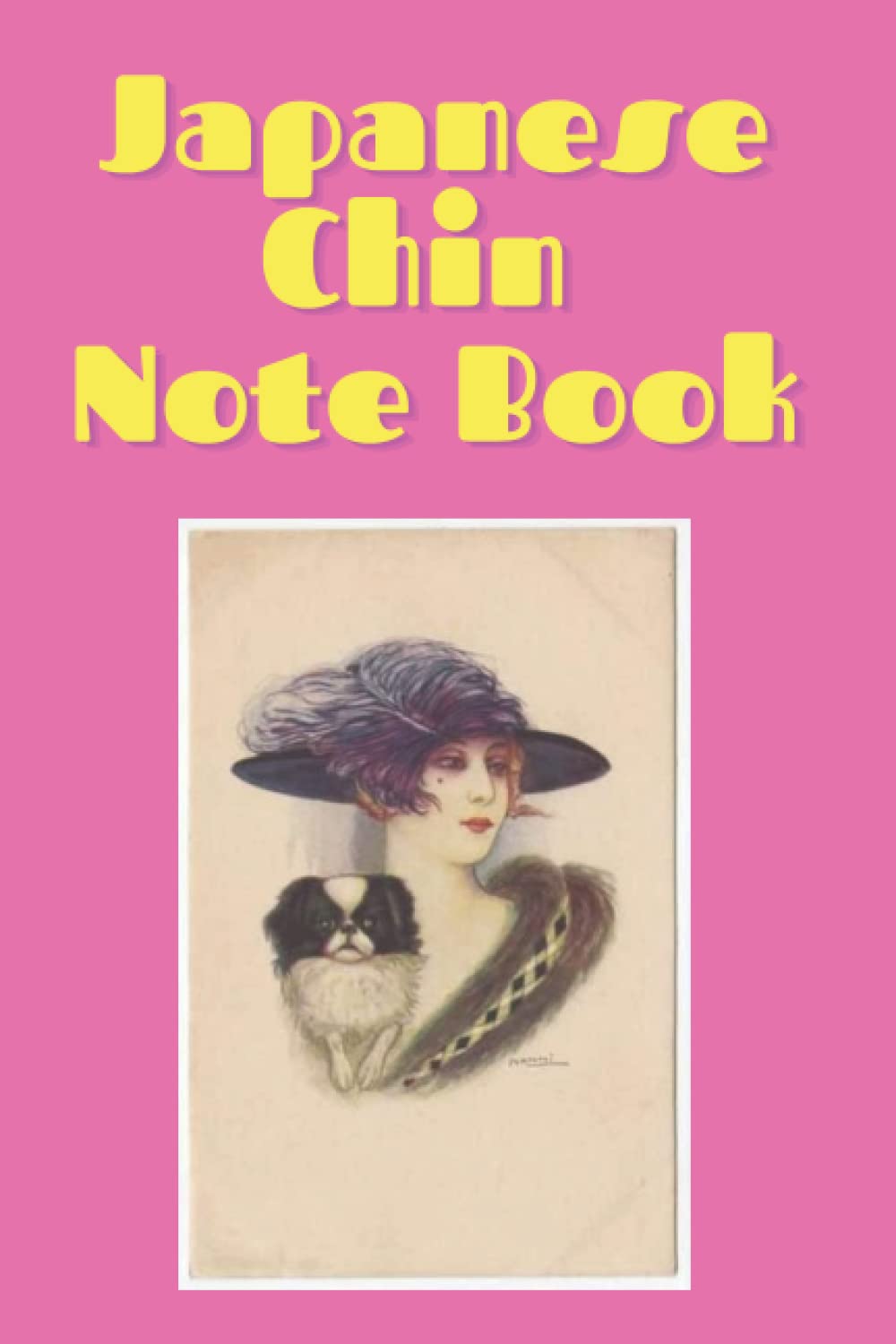 Japanese Chin Note Book: Retro Stylish Colorful Art Nouveau Blank Lined Notebook baixar o livro de graça