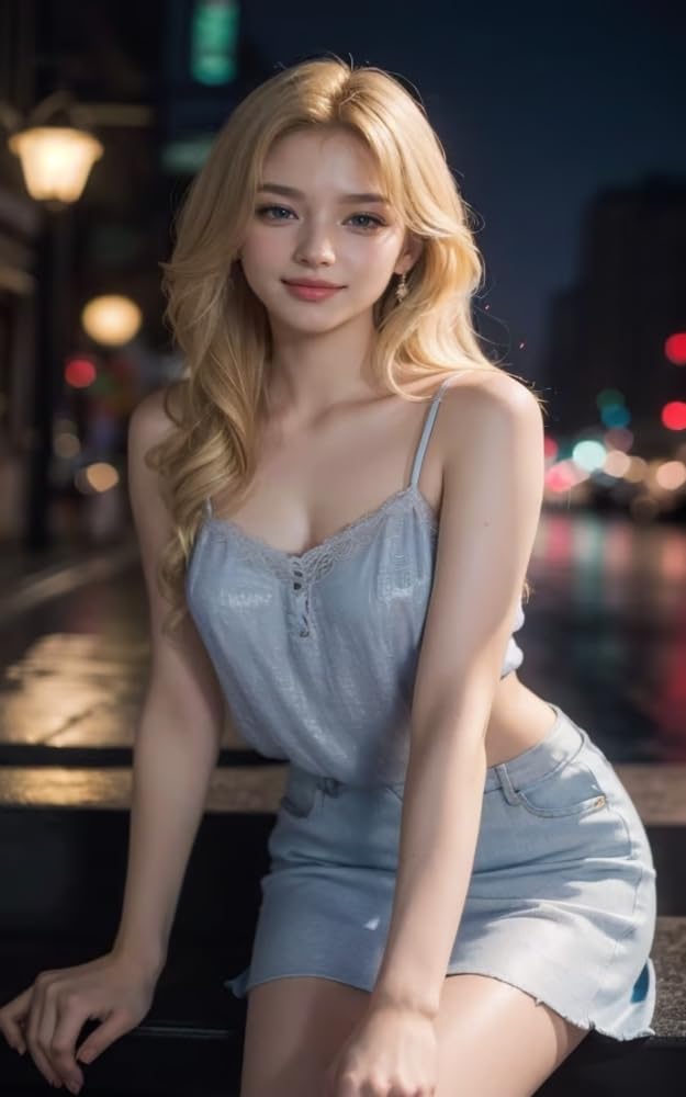 ler totalmente Naughty play with a blonde beauty by AI photo collection (Japanese Edition)