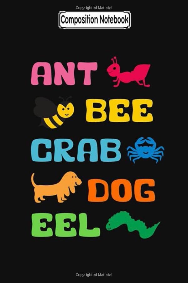 Composition Notebook: Alphabet animals - abc english - fun animals Journal Notebook Blank Lined Ruled 6x9 100 Pages baixar o livro de graça