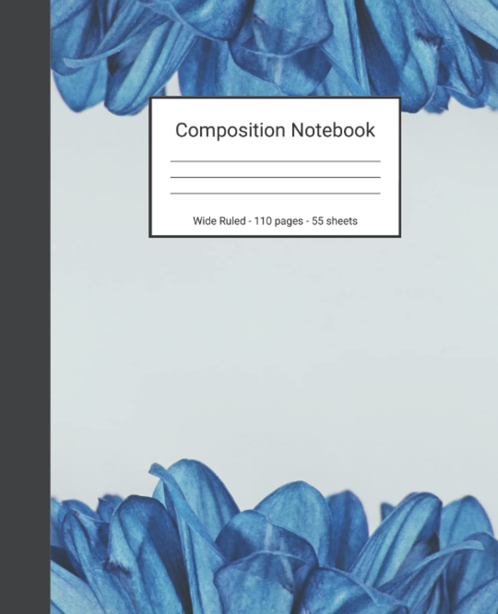 capítulo por capítulo baixar Composition Notebook: Wide Ruled Paper Notebook Journal - Blue Petaled Flowers - Blank Wide Lined Workbook