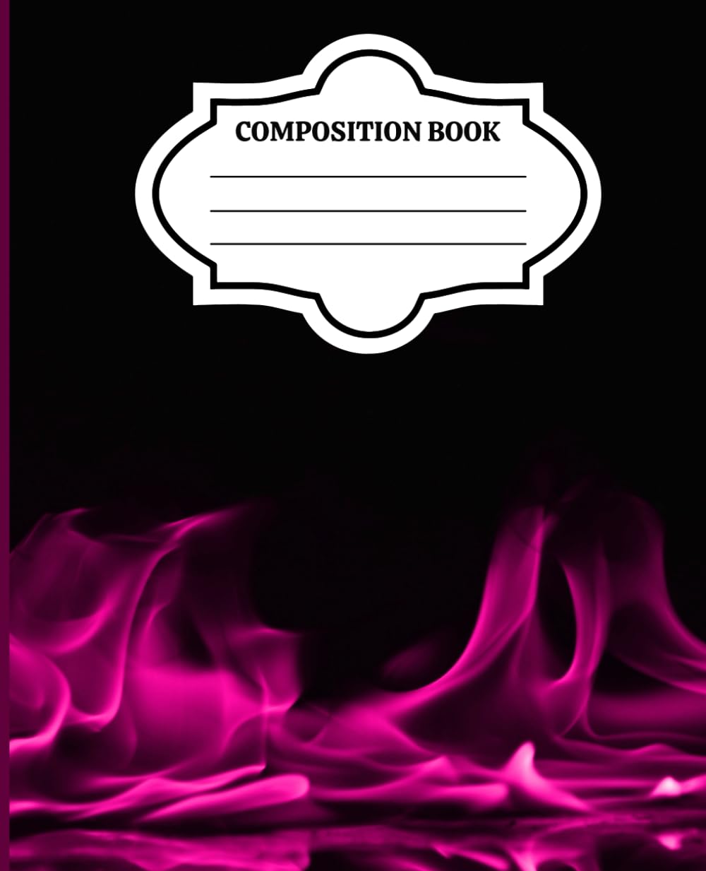 Composition Notebook: Pink Flame