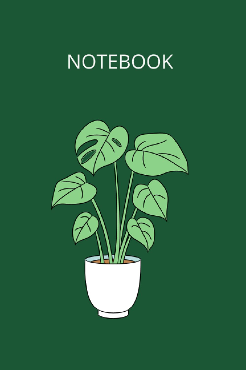 Notebook: Olive green cover with beautiful boho plant art print | Minimalistic cover design | Journal for girls, women, kids | Perfect for school, college, office | Wide ruled (blank lined) interior baixar o livro de graça