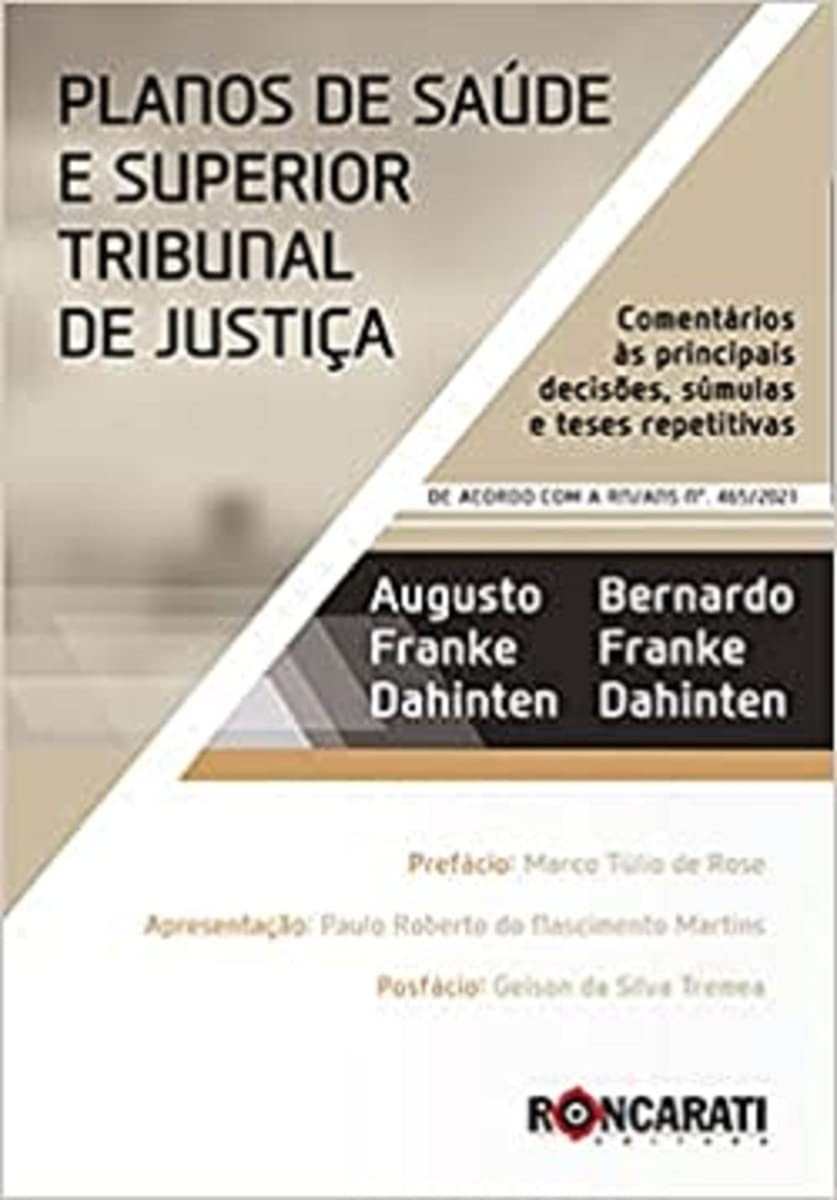 Planos De Saúde E Superior Tribunal De Justiça baixar o livro de graça