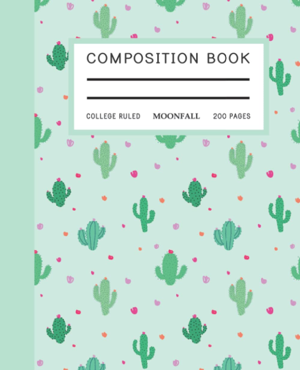Composition Notebook Cute Cactus Pattern: College Ruled | 200 Pages | Back to School Essentials, School Notebook. baixar livro de graça
