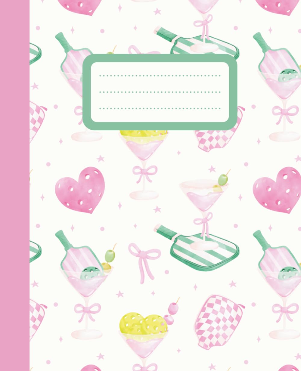 Preppy Notebook College Ruled: 7.5x9.25" Journal with Girly Sporty Vibes for Class & Work baixar o livro de graça