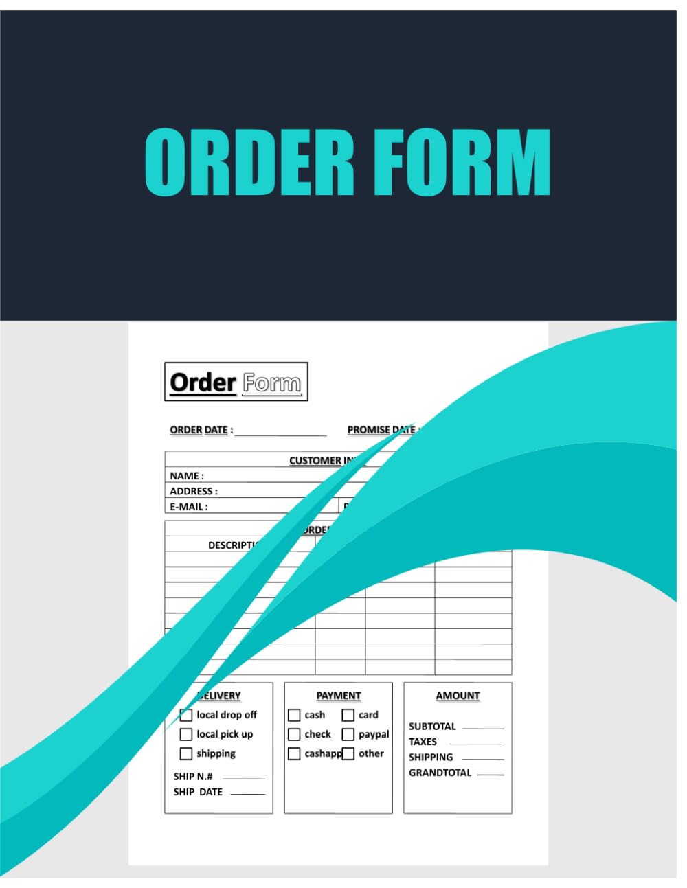 capítulo por capítulo baixar Order Form: Simple Order Tracker | Order Books For Small Business | online retail business books
