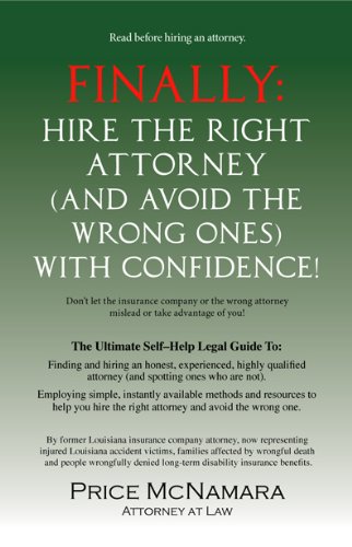 Finally: Hire the Right Attorney (and Avoid the Wrong Ones) with Confidence (English Edition) baixar livro de graça